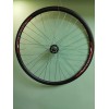 Колесо 28"-29" заднее, алюм. двойн. обод, алюм. втулка под диск тормоз, под трещотку, под гайки, (лого. VELO), 36 спиц, черное
