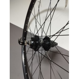 Колесо 29" заднее COMODO алюм, двойной, 32H, пистонир, 622x25/31x18мм, F/V, анодир, черный, втулка FORMULA алюм, ПРОМЫ, ДИСК, под кассету, эксцентрик
