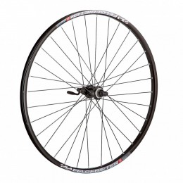 Колесо 29" заднее, двустенный пистонированный алюм.обод 32 отв., втулка Shimano HB-TX505 алюм под диск центр-лок, под кассету,эксцентрик