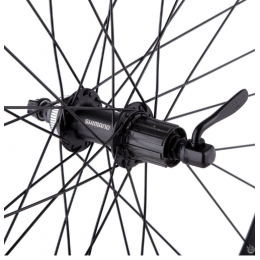 Колесо 29" заднее, двустенный пистонированный алюм.обод 32 отв., втулка Shimano HB-TX505 алюм под диск центр-лок, под кассету,эксцентрик