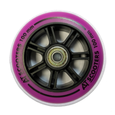 Колесо ATEOX PU  (100 мм) фиолетовое