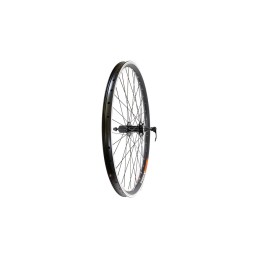 Колесо 26" заднее D TRIX кассета 8-10 ск. эксцентрик / обод двойной алюм. черн. CNC A/V 24.1х24.2 / втулка алюм. черн.