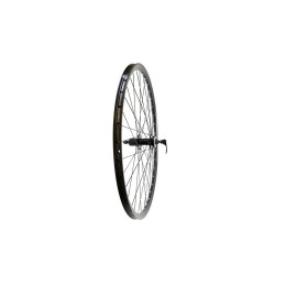 Колесо заднее 28-29" D HOGGER кассета 8-10 ск. пром.подш. эксцентрик / обод двойной алюм. черн. SSE A/V 36H 18.5х23.8 / втулка алюм. черн.