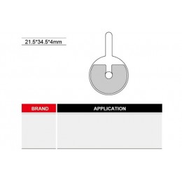 Колодки для дискового тормоза инд.упак.,блистер AVID BB5 Тайвань