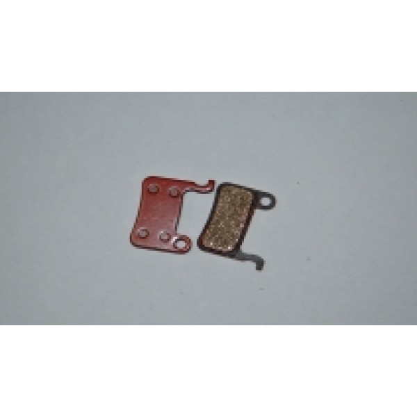 Колодки для дискового тормоза SF-DC01 красные (Shimano XTR M965 / 966/ Saint M800 / Hone M601 / Deore XT M765 / LX M858 calipers)