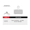 Колодки для дискового тормоза SHIMANO Deore XT BR-M785, SLX M666, XTR 2011 BR-M985 Тайвань, инд.упак.,блистер