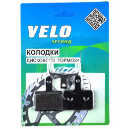 Колодки для дискового тормоза VELO strong, инд.упак.