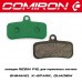 Колодки тормозные органические COMIRON RESIN P12, для тормозных систем: SHIMANO X-SPARK YINXING QUADIEM с пружиной (уп. полибаг) 2 шт