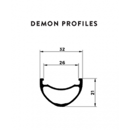 Комплект колёс 27.5" Novatec Demon (передний 20мм, задний X12 под кассету SRAM, FV, 32 спицы)