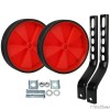 Комплект опорных колес с кронштейнами универсальный 12"-20" HF-032-RE пластиковые колеса, красные