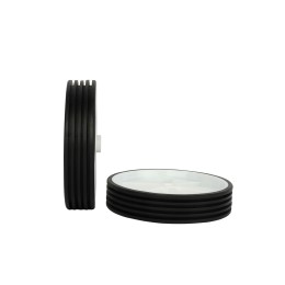 Комплект опорных колес с кронштейнами универсальный 12"-20" HF-032-WH пластиковые колеса, белые