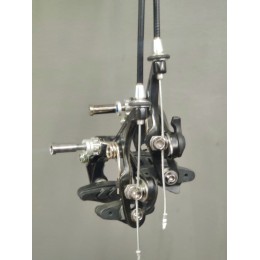 Комплект тормозов на шоссе/фикс Z.STAR AS2.4D перед+зад, с ручками