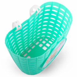 Корзинка детская на руль, бирюзовая, 200x150x130мм, "Адель"