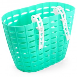 Корзинка детская на руль, бирюзовая, 200x150x130мм, "Адель"