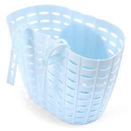 Корзинка детская на руль, голубая, 200x150x130мм, "Единорог"