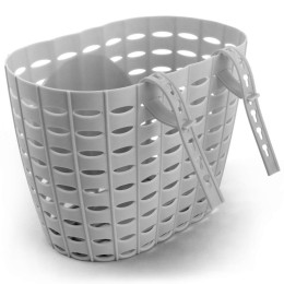 Корзинка детская на руль, серая, 200x150x130мм, "Archie"
