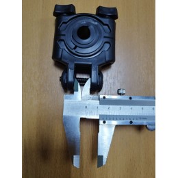 Крепление заднего крыла 24"-26" XGNB-068, пластик, черное
