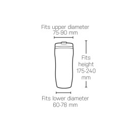 Крепленние для стакана TOPEAK MODULA JAVA CAGE, FOR 12OZ AND 16OZ COFFEE TUMBLER