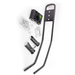 Кресло детское на раму Sanbas черное с красной накладкой, 22кг, Италия (HTP)