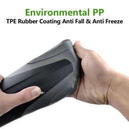 Крылья 24"-29" eTook RL1000F/R универсальные пластиковые, крепления на перья и штаны вилки, черные