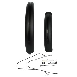 Крылья 26-28"х4.0 Tyre COMIRON FATBIKE Full. комплект 2 шт, черные