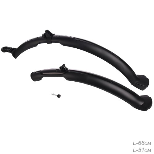 Крылья 28" (700C) COMIRON Road Sprinter комплект 2 шт, черные