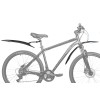 Крылья комплектом 26"-29" STG GH-373F/R, прорезиненные, черно-серые