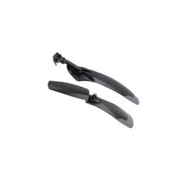 Крылья MTB 26"-27,5" комплект переднее/заднее, черно-серые