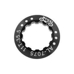 Крышка-фиксатор кассеты (35.5 мм.) MUQZI, алюминий, черная