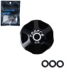 Крышка короны вилки MTB TOOPRE FC-001 (33х33х8.3мм). Совместима с вилками: Manitou/X-Fusion/Fox/DT/Rockshox. Черный