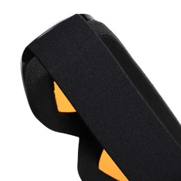 Маска горнолыжная детская White Owl FA-108, оранжевая с черным