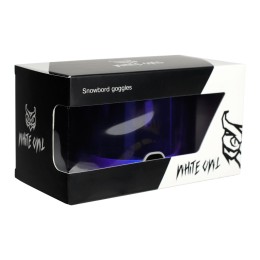 Маска горнолыжная White Owl FA-066, синяя с черным