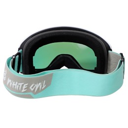 Маска горнолыжная White Owl FA-079, розовая с серым (съемная линза)