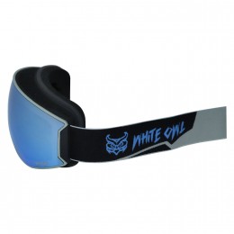 Маска горнолыжная White Owl FA-079, синяя с черным (съемная линза)