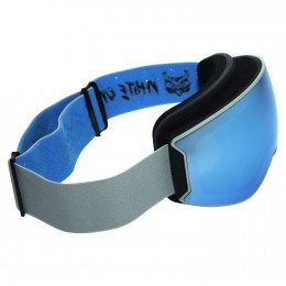 Маска горнолыжная White Owl FA-079, синяя с черным (съемная линза)