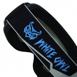 Маска горнолыжная White Owl FA-079, синяя с черным (съемная линза)