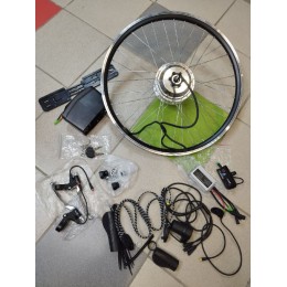 Мотор-колесо комплект 24" 250Вт 36V двойной усилен обод, под disk/v-brake заднее (без АКБ)