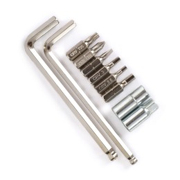 Мультитул KRAFTBIKE, шестигранные/крестовые/плоские/torx-головки