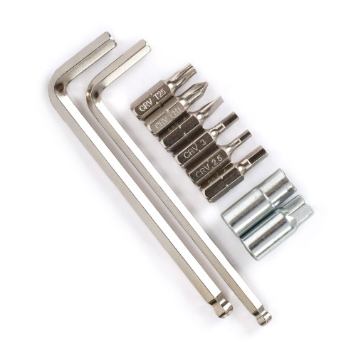 Мультитул KRAFTBIKE, шестигранные/крестовые/плоские/torx-головки
