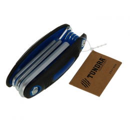 Набор ключей имбусовых TUNDRA comfort, складные, 1.5 - 8 мм   