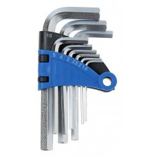 Набор ключей шестигранных TUNDRA, CrV, 1.5 - 10 мм, 9 шт. 
