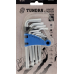 Набор ключей TORX TUNDRA, T10 - T50, 9 шт., CrV  	