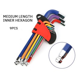 Набор шестигранников YLTOOLS (CR-V), (9 шт), цветные