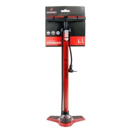 Насос напольный с манометром COMIRON CHINOOK, красный
