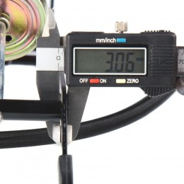 Насос ножной с манометром COMIRON FUJIN 2, стальной  корпус, два поршня 55*110мм.