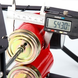 Насос ножной с манометром COMIRON FUJIN 2, стальной  корпус, два поршня 55*110мм.