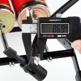 Насос ножной с манометром COMIRON FUJIN 2, стальной  корпус, два поршня 55*110мм.