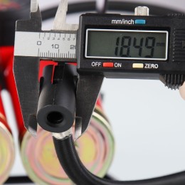 Насос ножной с манометром COMIRON FUJIN 2, стальной  корпус, два поршня 55*110мм.