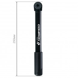 Насос ручной COMIRON EASY 3, пластиковый корпус,  22*230мм, стальной шток 11.5 мм, вес 69 гр, черный