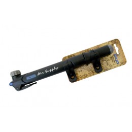 Насос ручной GIYO GP 45E (P), авто/вело ниппель, пластиковый корпус, телескопический, Тайвань, без уп.